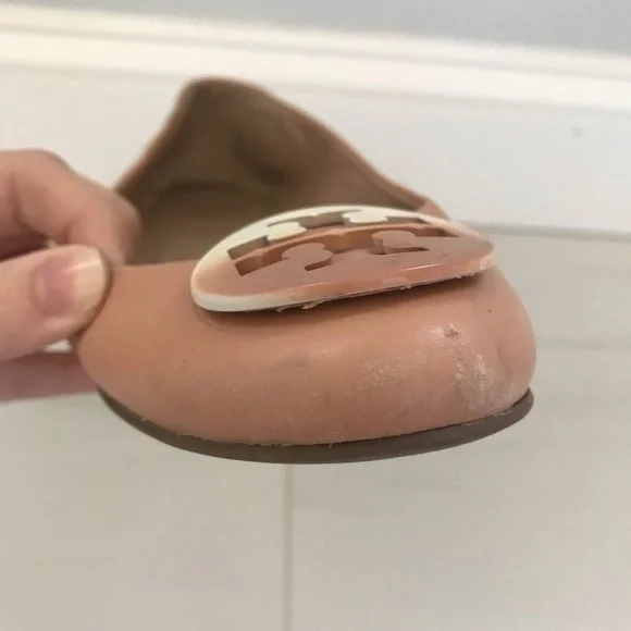 Tory Burch Beige Neutral Flats, size - Picture 9 of 11